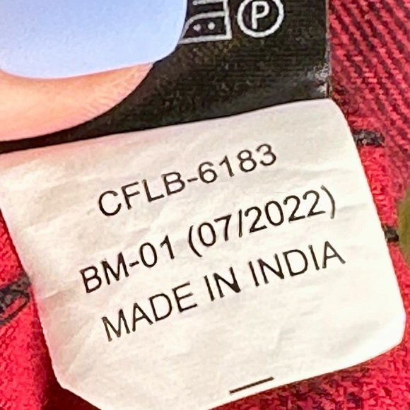 NWT Denim & Flower Ricky Singh Boys Red and Black Buffalo Plaid Flannel Shirt 4 - Picture 10 of 10